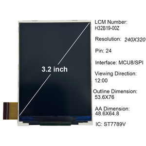 Custom 3.2 Inch <strong>TFT</strong> SPI <strong>LCD</strong> Panel <strong>MCU</strong> Interface Screen ST7789V Display Modules - Product Image 2