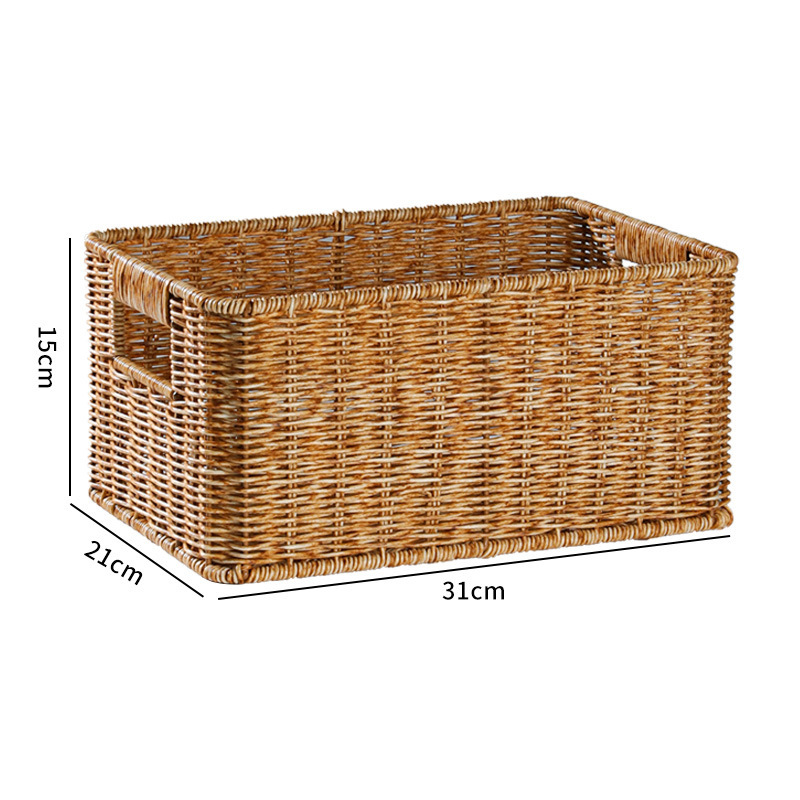 Doppio cassetto marrone chiaro 31*21*15cm