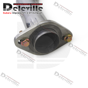 Subaru Impreza STI 2.0T 2003-2007 için yarış performans iniş borusu başlığı başlık paslanmaz egzoz aşağı boru ücretsiz akış yarış egzoz - Product Image 2