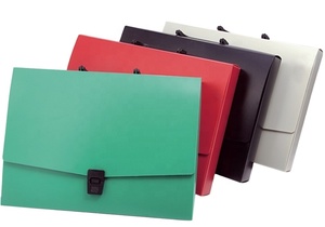 Portafolio de plástico portátil A4, estuche impermeable para documentos con asa - Product Image 2
