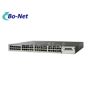 מקורי בשימוש WS-C3750X-48PF-E 48 יציאה מלא poe gigabit <span class=keywords><strong>ethernet</strong></span> מתגים עם dual1100w