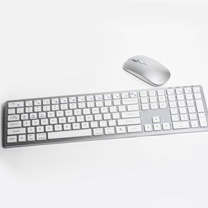Newest Style <strong>Wireless</strong> Rechargeable Multi Device <strong>Keyboard</strong> Dual Channel Mute <strong>Keys</strong> Shortcuts Mouse <strong>Keyboard</strong> Set - Product Image 6