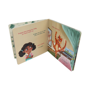 Fabrika özel çocuklar karton kitap baskı hizmetleri çocuk kalın kart karton kitap - Product Image 1