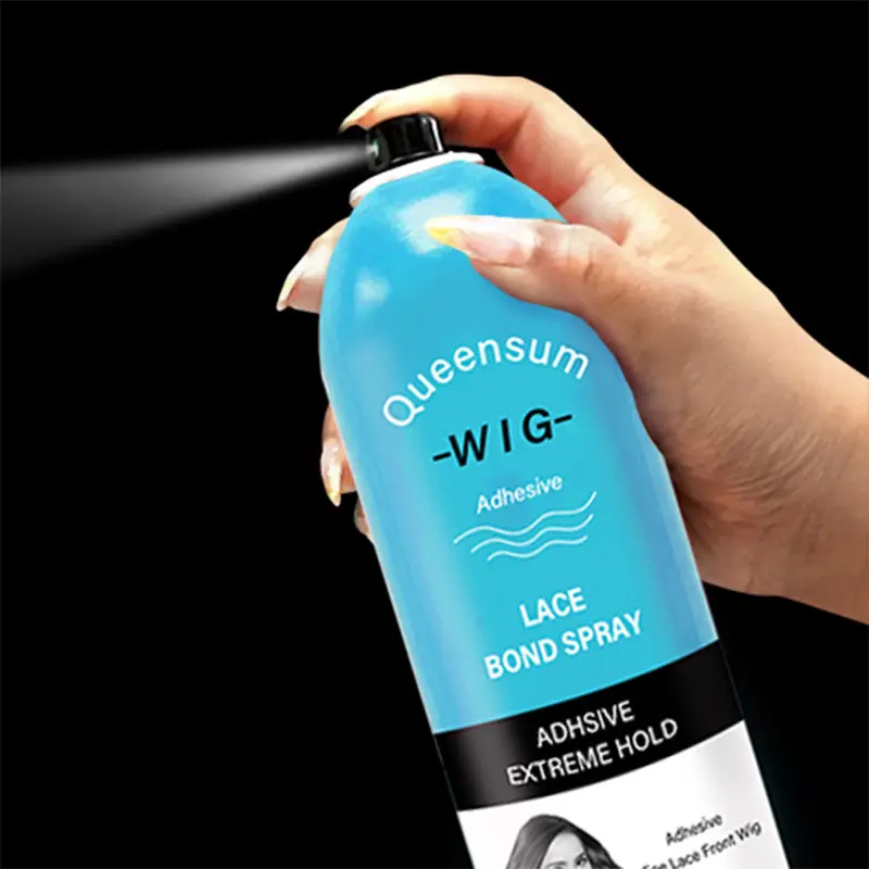 315ml Firm Hold Lace Bond Spray Ferramentas de extensão de cabelo Clear Lace Hair Wig Glue Aerossol Adhesive Water-Resistant Melting Spray