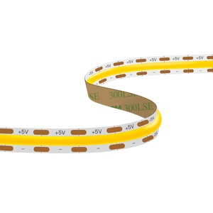 Mini tira de LED COB de 528LED de alta densidad, tiras de LED blancas RGB a todo Color, tira RGBIC suave, Control de aplicación, entrada de 12V CC, certificado ROHS - Product Image 4