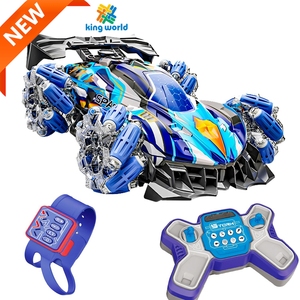 KW nuevo coche de Control remoto de 2,4 GHz con luces Led música Rc juguetes 2 modos de Control juguete todos los terrenos Rc Auto Spray RC Drift Car - Product Image 1