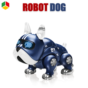 QS çocuk ilginç elektrikli Robot oyuncak akıllı akıllı hayvanlar B/O yürüyüş dans parlayan ışık Robot köpek evcil hayvan oyuncakları - Product Image 3