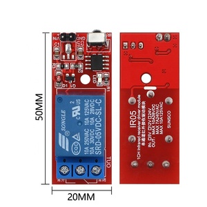 EParthub12V赤外線リモコンリレーモジュール2ボタンリモコン + 受信モジュール赤外線リモコンモジュール - Product Image 3