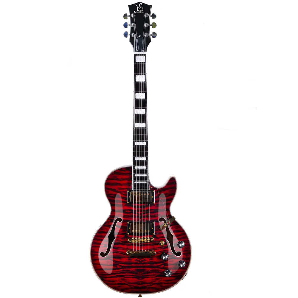 OEM ODM Wholesale Price 22 Frets Musical Instruments LP Jazz Electric Guitar with High Quality