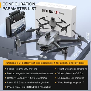 Sıcak satış K11 Turbo Drone Drone nel 4K 3-Axis Gimbal büyük ekran engel kaçınma GPS RC FPV kamera ile Drones üzerinde satış - Product Image 4