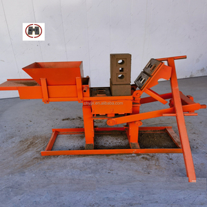 Máquinas manuales de pavimentación y fabricación de bloques huecos para procesamiento de línea de producción de ladrillos de arcilla y arena - Product Image 2