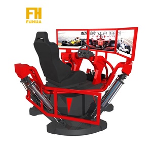 Simulador de coche de carreras, plataforma dinámica de conducción, 6 DOF, nuevo entretenimiento Virtual, 3 pantallas - Product Image 3