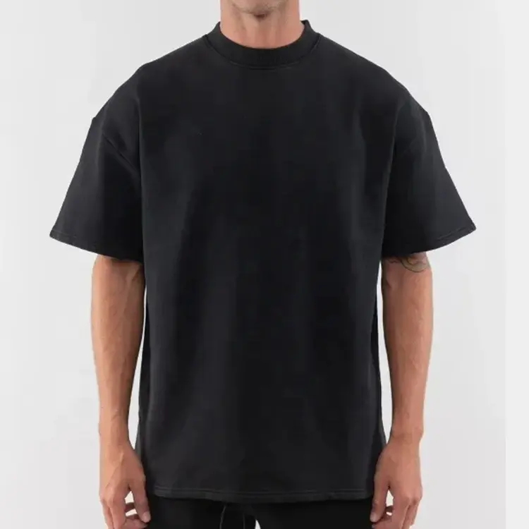 Erkekler t-shirt yüksek kaliteli Polyester ekran baskı ağır % 100% pamuk boy Unisex Tshirt Anime siyah Streetwear T Shirt