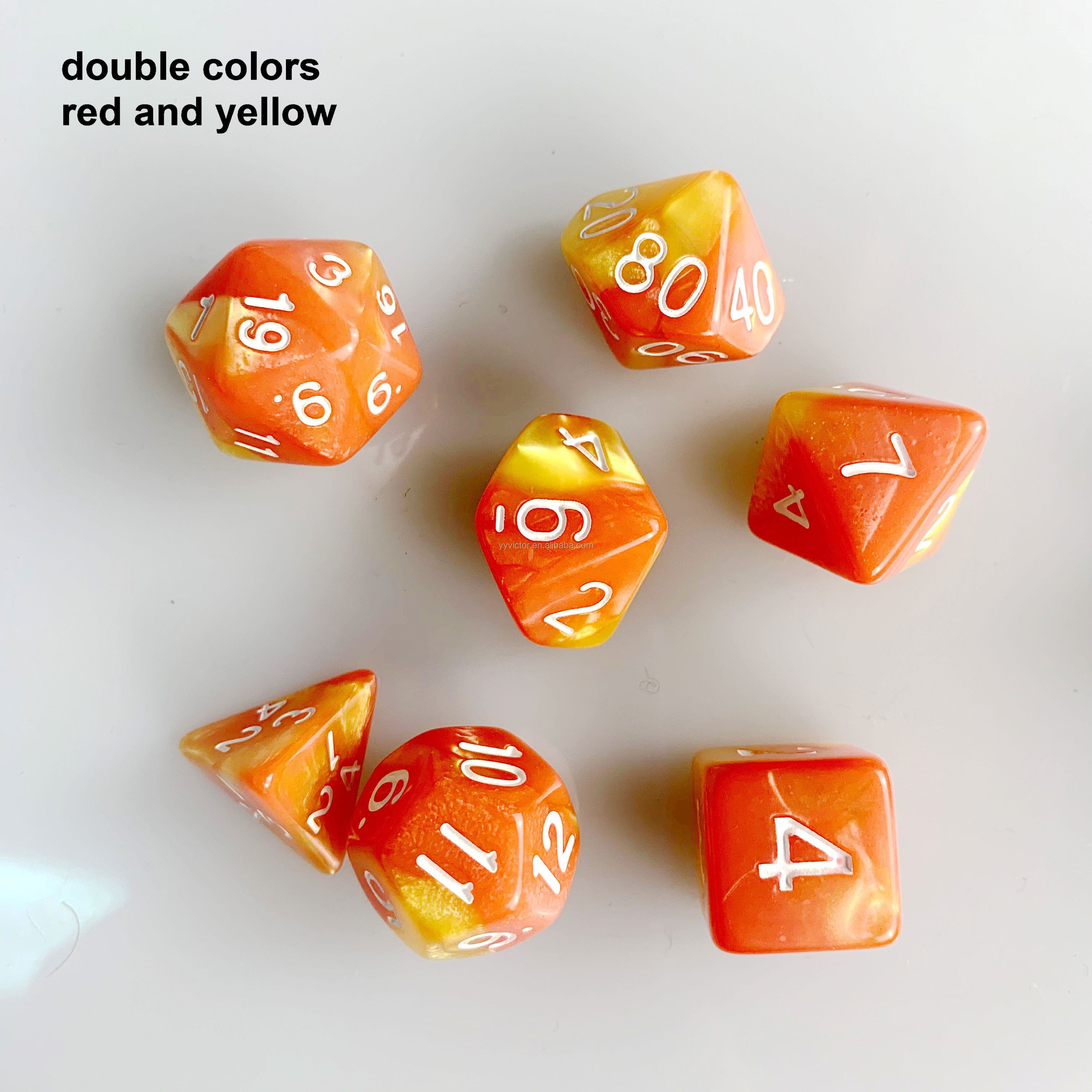 Rouge et jaune