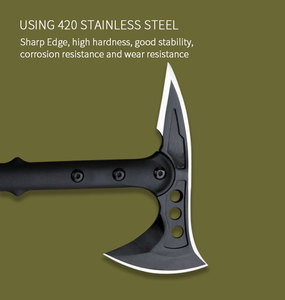 Rìu Sinh Tồn Cắt Rìu Chiến Đấu Tomahawk 420 Đầu Rìu Thép Không Gỉ - Product Image 5