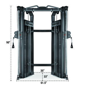 Factory Direct Weight Stack Functional <strong>Trainer</strong> Dual Pulley Compact Multi Functional <strong>Trainer</strong> - Product Image 3