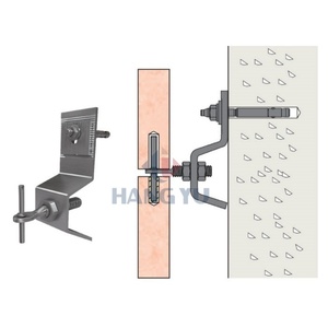 Heavy Duty mortaio pietra di ancoraggio sistemi di lavoro SS304 SS316 marmo angolo di pietra rivestimento di facciata di fissaggio Z ancoraggio staffa Z - Product Image 3