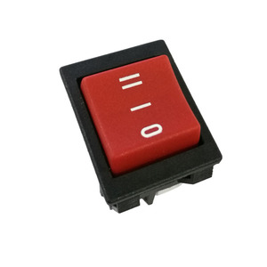 工場高長方形6ピンdpdtモーメンタリーレッド20アンペアオンオフロッカースイッチ