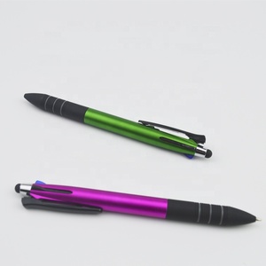高品质4合1多色圆珠笔3色圆珠笔1带屏幕触摸笔的自动铅笔 - Product Image 6