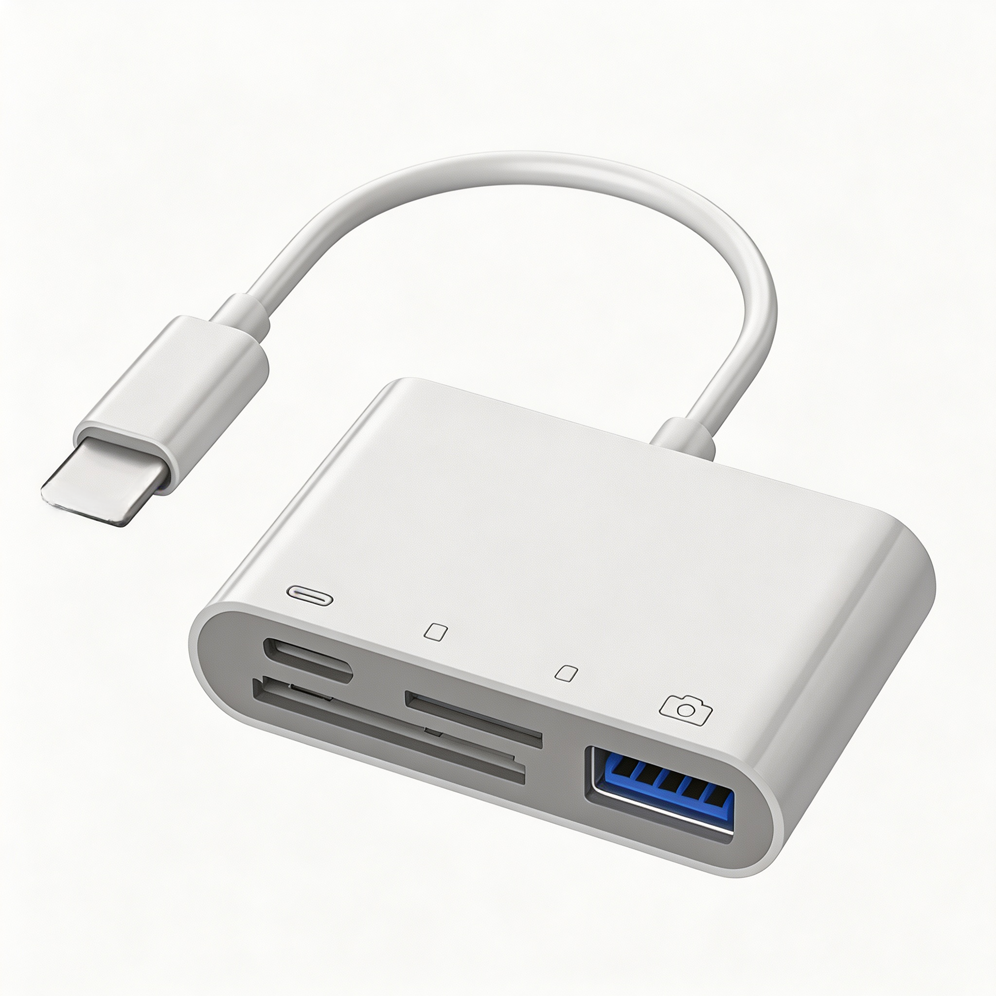 White D122A-8Pin (SD+TF+USB+8Pin)