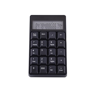 Mini teclado numérico digital inalámbrico OEM de venta directa de fábrica con teclas coloridas