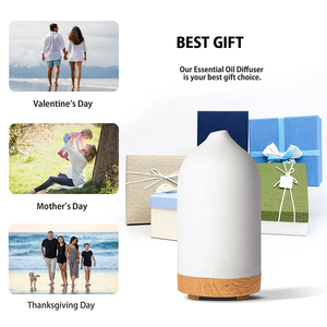 Fabrik Keramik Diffusor mit ätherischen Ölen Indoor Elektrischer Ultraschall Luftbe feuchter Aroma Diffusor für zu Hause - Product Image 3