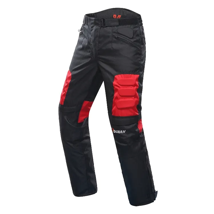 DUHAN Polyester สนับเข่าตรง600D,กางเกงป้องกันขาสำหรับขี่มอเตอร์ไซค์ระบายอากาศได้ทุกฤดูกาล