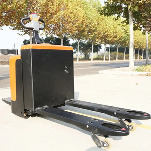 Çin fabrika Outlet tüm elektrikli stand-on Forklift elektrikli istifleyici 1-Ton hidrolik boşaltma palet istifleyici - Product Image 4