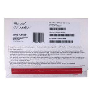 Win11 Pro OEM on-line attivazione di fabbrica nuovo recupero DVD installazione multilingue in tutto il mondo spedizione gratuita FrenchVersion - Product Image 2