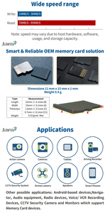OEM 1GB TF Card Memory จากโรงงานจีนขายส่งใช้ได้กับโทรศัพท์มือถือทุกชนิดเครื่องบันทึกวิดีโอและลำโพง - Product Image 3