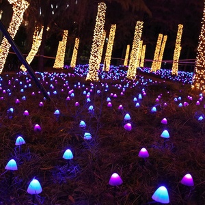 Guirnalda de luces de jardín para exteriores con energía Solar de 8 funciones, Luces De Seta solares Led de PVC con fuente LED para fines decorativos - Product Image 2
