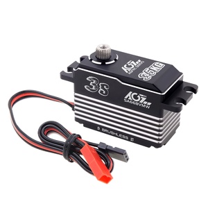 AGFRC 360 derece Servo Motor 12th RC parçaları 0.073Sec 35KG 3S IP67 2BB çelik dişliler fırçasız 12V RC canavar arabalar için RC Servo - Product Image 3