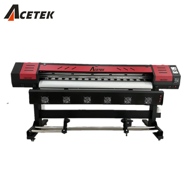 Máquina de impressão do envoltório da impressora do carro, fornecedor superior acetek 1.6m grande formato xp600 i3200 eco impressora digital