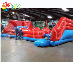 BOYAN Big Ball Inflatable Wipeout Obstacle <strong>Leaps</strong> and <strong>Bounds</strong> Obstacle Course Inflatable Rental Big Baller for Sale - Product Image 2