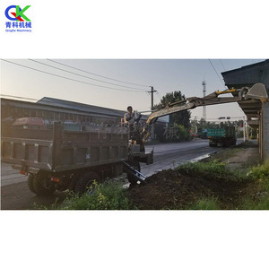 Cuatro camiones inimaginables con excavadora montada en vehículo Máquina de transporte de excavación y carga - Product Image 6