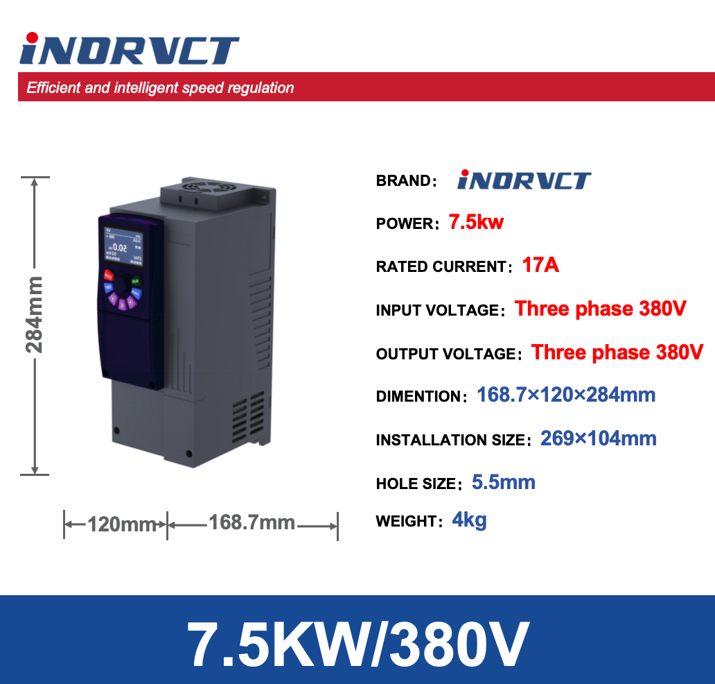 7.5KW Three Phase 380V