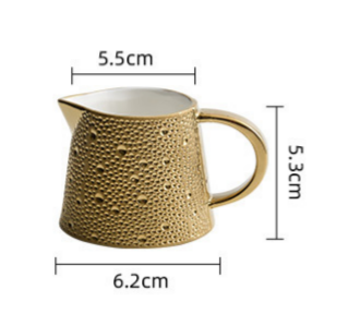 Pot à lait doré 60ml