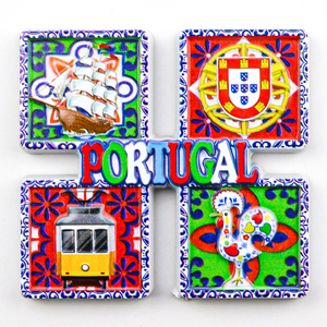 Fabrika özel tasarım 3d portekiz hediyelik eşya mıknatıs Porto şarap turist reçine ref buzdolabı mıknatısı - Product Image 4
