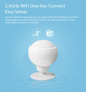 <strong>PIR</strong> Human <strong>Motion</strong> <strong>Sensor</strong> Tuya Wifi Human Body Detector Wireless Remote Control Alarm System Smartlife Alexa Home Automation - Product Image 6