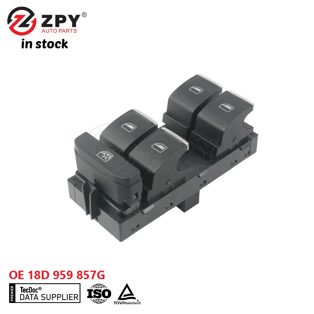 Interruptor de puerta de ventana principal eléctrica ZPY Auto Parts para VW Lavida 18D959857G