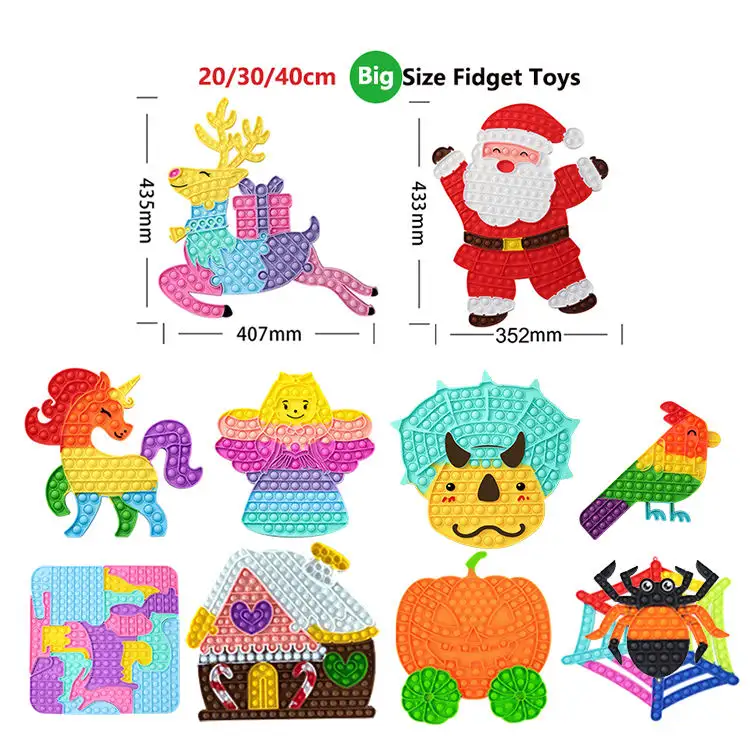 Origineel Ontwerp Siliconen Speelgoed Collectie Bubble Grappige Jouets Enfants Voor Leuke Spielzeug Kous Dier Fidget Speelgoed Puzzel Push Pop