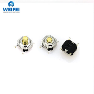 HOT SALE 50mA 12VDC SMD-Knopfsc halter Druckknopf schalter 4*4*2.0H Tast schalter - Product Image 6