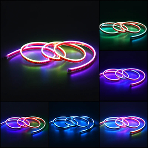 ไฟฝากระโปรงหน้ารถ LED 12V RGB พร้อมสัญญาณเลี้ยว DRL ควบคุมแอปไฟนีออนสำหรับวิ่งกลางวันโคมไฟตกแต่งรถยนต์ - Product Image 4