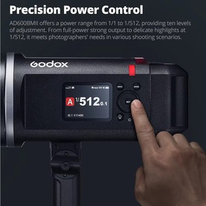 Godox แฟลชกล้อง600W AD600BMII มืออาชีพรุ่นที่สองพร้อมการจัดการแสง16สีเพื่อการจัดแสงกลางแจ้งที่ดีที่สุด - Product Image 2