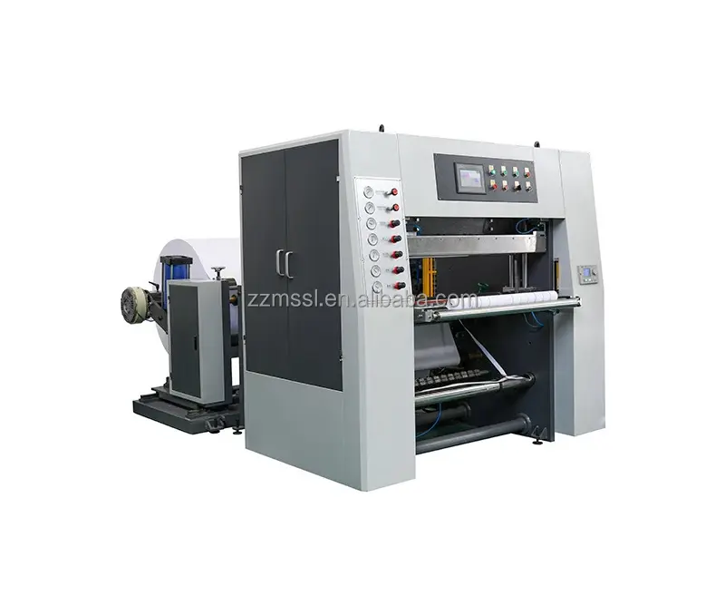 Hete Verkoop Semi-Automatische Hoge Snelheid Snijdende Terugwikkelmachine Voor Etiketten En Thermisch Papier