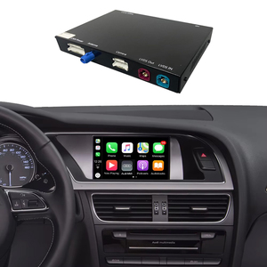 ロードトップカープレイデコーダーボックスワイヤレスAndroid自動AppleCarPlayマルチメディアインターフェイスデコーダーforAudi A4 A5 A6 A7 Q5 Q7