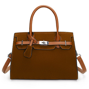 Thiết kế sang trọng của phụ nữ Crossbody Túi PU vuông Túi xách từ đóng cửa không thấm nước công suất lớn mùa hè thời trang xách tay - Product Image 3