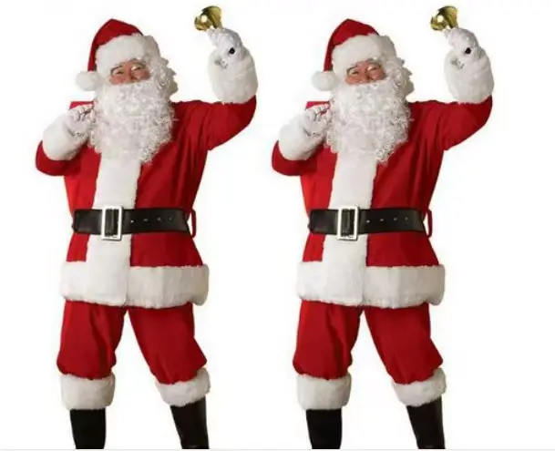 2023 nuovo Babbo Natale abbigliamento europa e gli stati uniti festa di natale festa abbigliamento natale abito barba