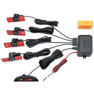GreenYi LED Display Car Vehicle Reverse <strong>Backup</strong> Radar <strong>System</strong> with 4PCS 16MM Flat Parking <strong>Sensors</strong> 12V for All Cars - Product Image 6