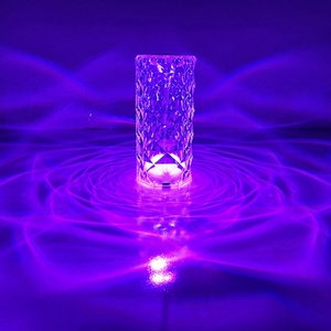 Luxury Home Decor Activated <strong>Lamp</strong> Touch Control Rgb Crystal Table Led <strong>Magic</strong> Arhubtouching Control <strong>Magic</strong> <strong>Rose</strong> Hot 16 Colors Small - Product Image 2